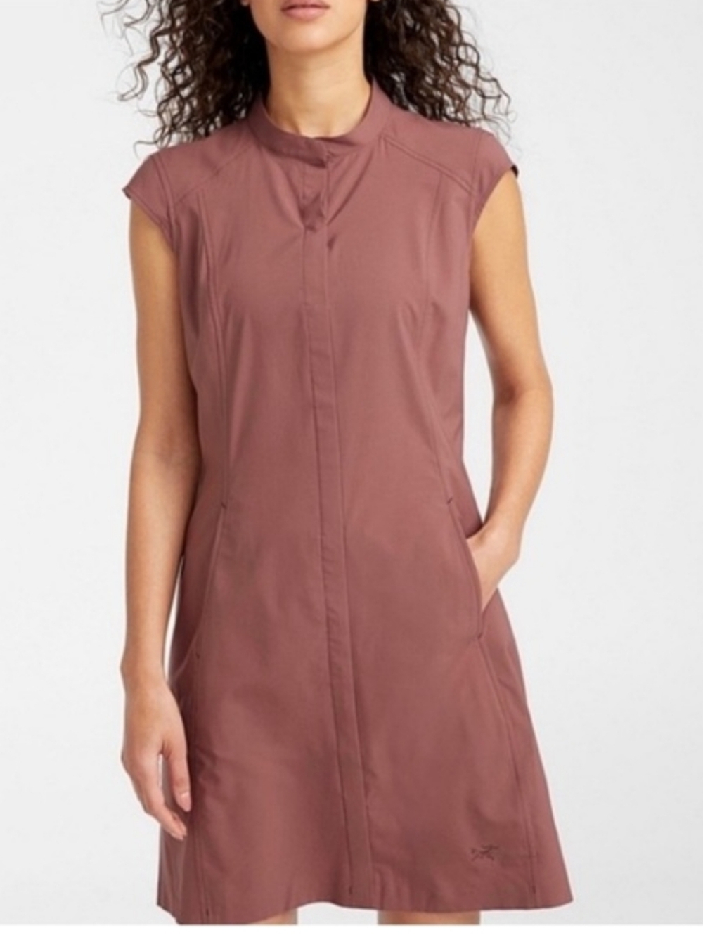 Arc'teryx Dusty Mauve Sleeveless A-Line Dress